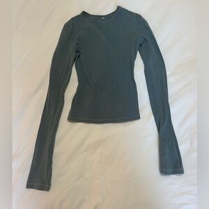 SKIMS Cotton Jersey Long Sleeve T-Shirt in Kyanite - XXS